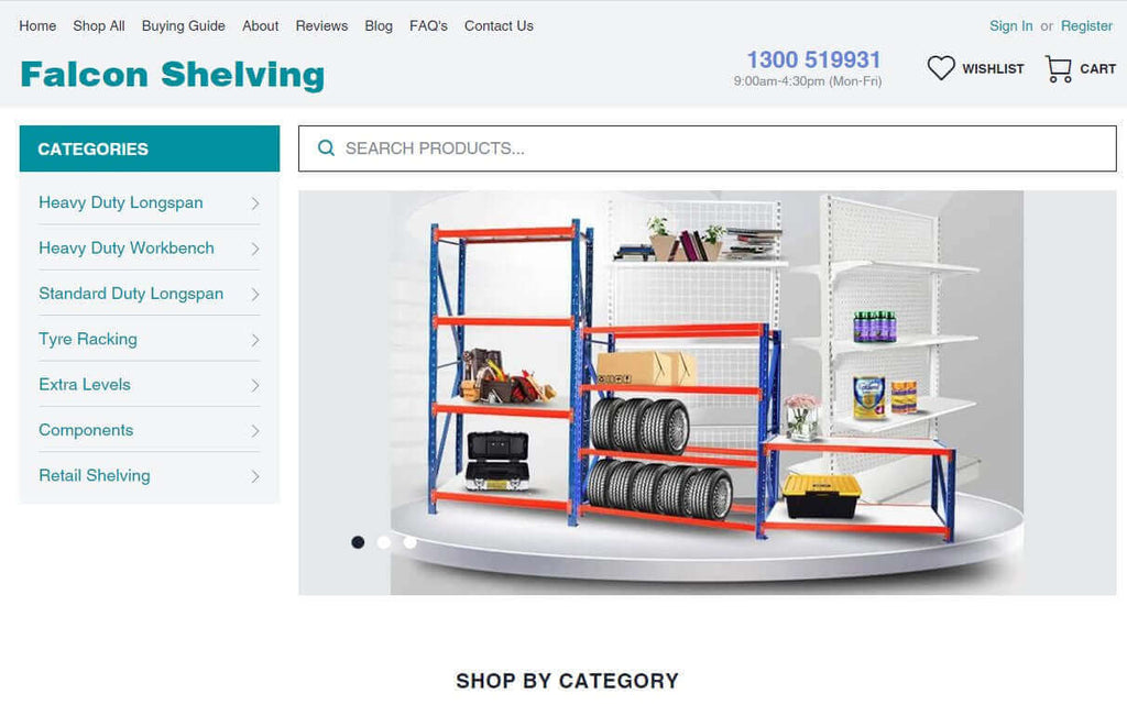 Thumbnail of new website homepage