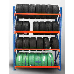 Tyre racking unit