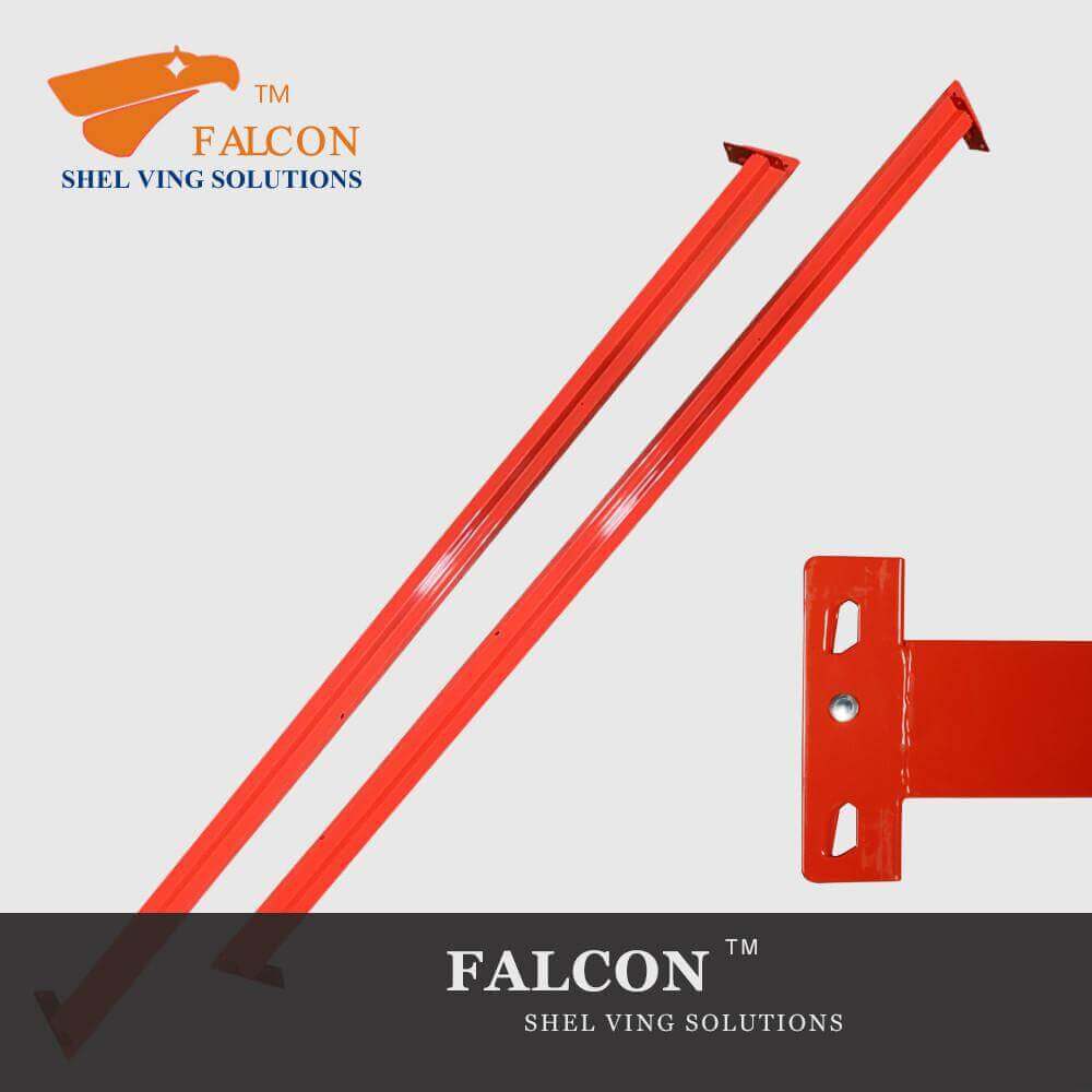 Two beams are required per shelf level