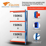 1.0mWx0.5mDx2.0mH Addon 150Kg/L