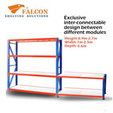 Connect extra heavy duty longspan units as required