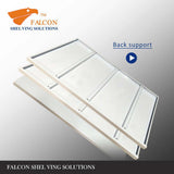 Standard duty decks are made from powder coated steel