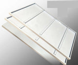 All-steel decks with powder coating