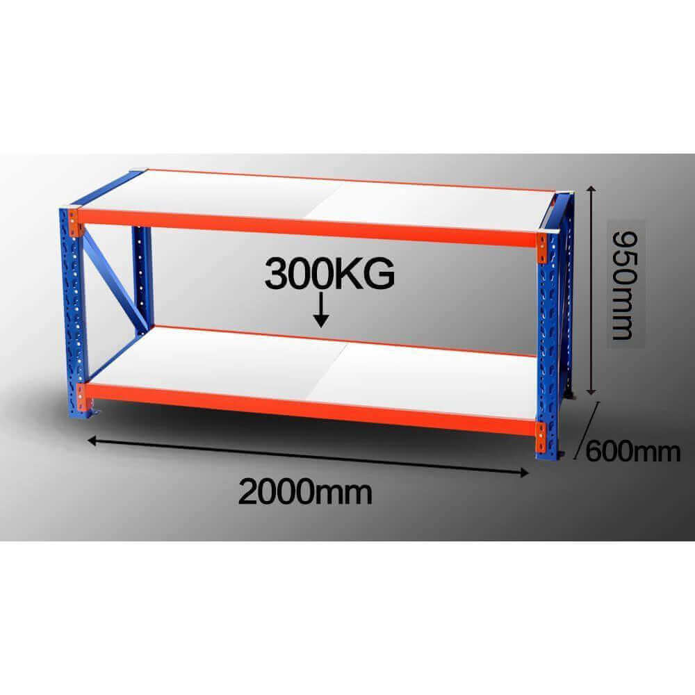 Heavy Duty Workbench 2.0mWx0.6mDx0.95mH Starter 300Kg/L
