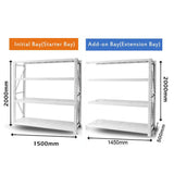 Dimensions for standard duty 1.5mW units
