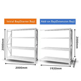 Dimensions for standard duty 2mW units